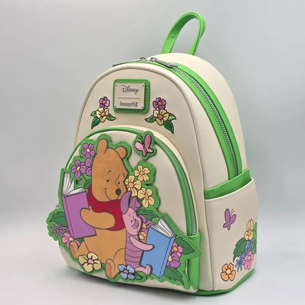 Loungefly Disney Winnie the Pooh Piglet & Pooh Bear Reading Mini Backpack